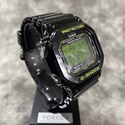 Casio G-SHOCK TOUCH SOLAR GW-M5610B GREEN BLACK • $48.10