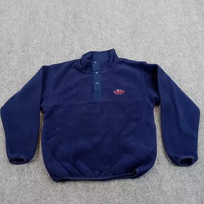 Vintage Auburn Tigers Jacket Men Large Blue 1/4 Zip Sierra Sport NCAA Fleece • $28.99