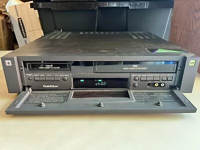 Goldstar GVR-DD1 8mm To VHS Video Cassette Tape Recorder VIDEO8 Player  -WORKING • $200