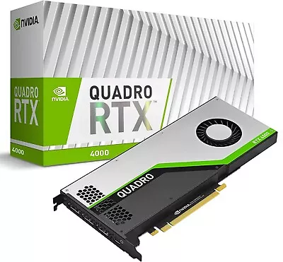 NVIDIA Quadro RTX 4000 Series 8GB GDDR6 Graphics Card USB-C Display Port • £420