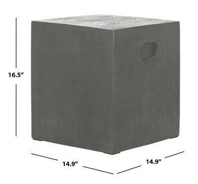 Safavieh Cube Accent Stool Reduced Price 2172702144 VNN1003A • $100