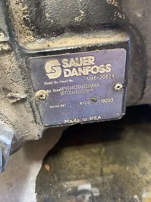Sauer Danfoss Hydraulic Pump M46 • $1800
