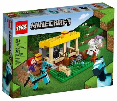 21171 THE HORSE STABLE Minecraft Lego Legos Set NEW Skeleton HORSEMAN Farmhand • $29.99