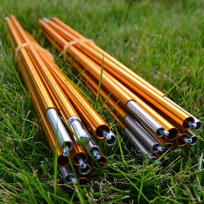 Aluminum Alloy Replacement Camping 12 Section Spare 8.5mm 442cm Awning Tent Pole • $23.49