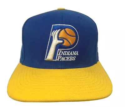 Indiana Pacers Mitchell & Ness SnapBack Hat Cap NBA Hardwood Classics 100% Wool • $29.95