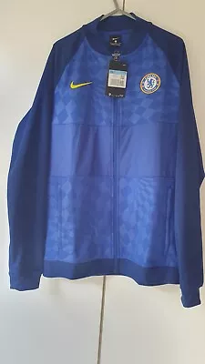 Men's Chelsea FC  Nike Blue Home Kit Track Jacket Drill Top - Size M • £0.99