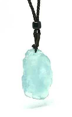 £5.95 • Buy Aquamarine Crystal Necklace Pendant Raw Freeform Natural Gemstone Spiritual 