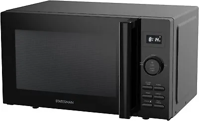 Statesman SKMS0820DSB Solo Digital Microwave Oven 20L 11 Power Levels 800W Black • £54.99