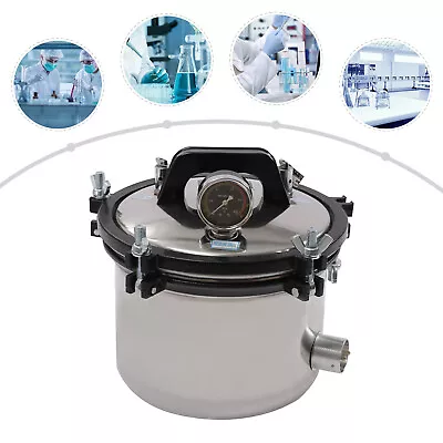 Professional 8L Steam Autoclave Sterilizer For Lab Equipment Culture Medium NEW • $128.25