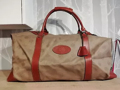 Mulberry Canvas & Leather Large Holdall - Vintage • £345