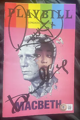 Daniel Craig Ruth Negga Signed Macbeth Broadway Playbill BAS LOA Beckett AB51257 • $279.99