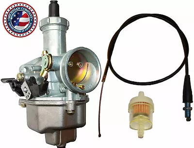 $32.94 • Buy Fits HONDA XR 100 CARBURETOR XR 100R XR100R XR100 1981-2003 FREE THROTTLE CABLE