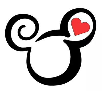 Tribal Mickey Minnie Mouse Two Color Tattoo Disney Vinyl Decal Sticker • $2.99