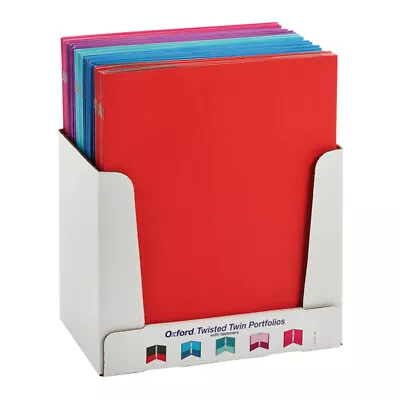 Oxford® Twisted Twin Pocket Folders With Fasteners Letter Size Assorted Ea... • $18.99