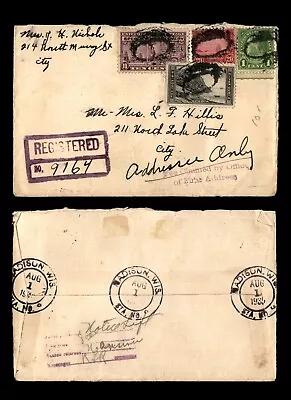 Mayfairstamps US 1935 Madison WI Registered Special Delivery Postal History Cove • $2.49