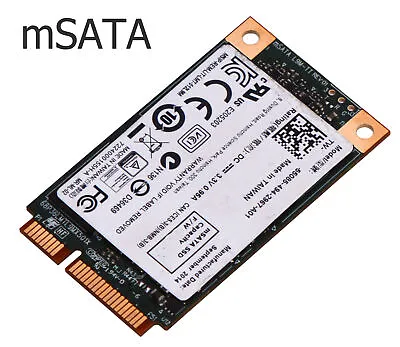 80 GB SSD 80GB Msata Hard Drive Small As 18   (457cm) Quick V445 • £45.38