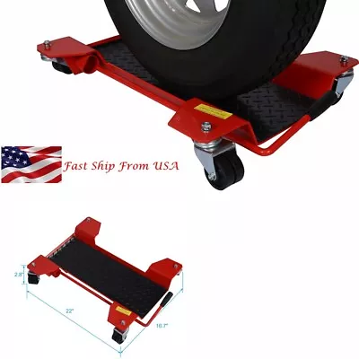 500lbs Motorcycle Center Stand Move Dolly Scooter Mover With 360 Degree Casters • $95.99