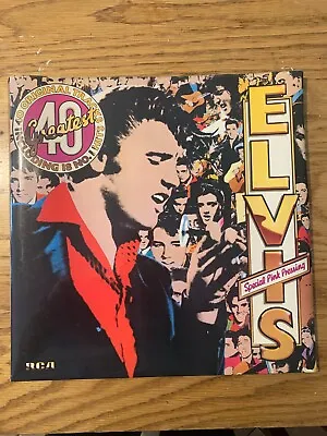 £0.99 • Buy Elvis Presley - 40 Greatest Hits Double Vinyl Album - Special Pink Pressing