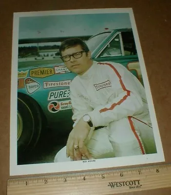 VTG Bud Moore Jr NASCAR Grand National Stock Car Racing Postcard Handout • $29.95