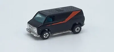 Hot Wheels Vintage Dynamite Crossing Set Super Van Black A-Team BW Mal 1974 • $21