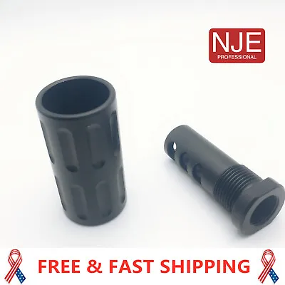 Muzzle Brake 5/8x24 Thread With M20*1.5 Thread Sleeve Sound Forwarder For 308 • $39.99