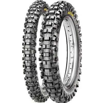 Maxxis MaxxCross IT Tyres PAIR 110/90-19 + 80/100-21 Combo MX KTM125 KTM 125 SX • $135.65