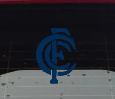 AFL Calton Blues Windshield Windscreen Sticker Decal 100mm • $5.50
