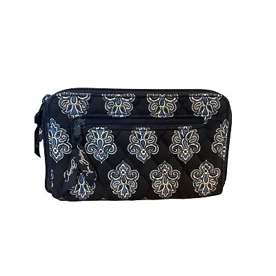 Vera Bradley Calypso Blue Wallet Organizer Zip Bi-Fold Clutch Travel Bag • $15