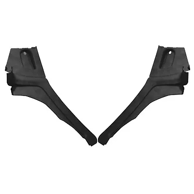 2pc Black Rear Quarter Trim Panels For 1974-77 C3 Corvette Convertible Coupe • $509.95