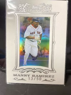 Manny Ramirez /50 2007 Topps Sterling Framed SUEDE • $3.99