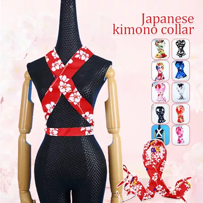 Kimono Fake Collar Women Japanese Yukata Accessories Hold Support Decor • £12.59