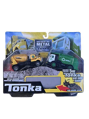 Tonka Metal Movers Combo Pack Cement Mixer/Recycle Truck • $15.98