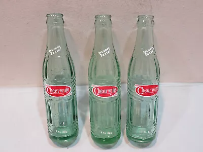 $5.99 • Buy Vintage Cheerwine 8 Oz Glass Bottle, It's Good Taste, Qty 3