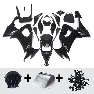 Black Bodywork For Kawasaki Ninja ZX10R 2008 2009 2010 ZX-10R Fairings  • $370.95