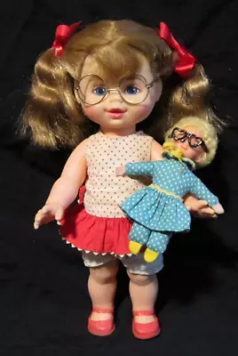 1969 Mattel Talking 11  Buffy Doll & Tiny Mrs. Beasley From TV Family Affair • $38