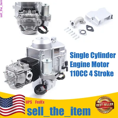 110cc 4Stroke Engine Motor Auto Electric Starter For ATV GO Karts 50cc 70cc 90cc • $189.05