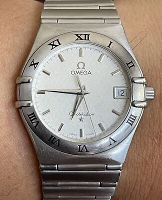 Omega Constellation Quatz Mens Watch 396.1201 • $1299