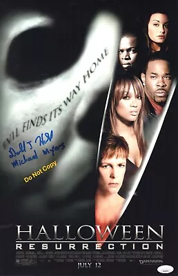 DONALD JOHN HEWITT Signed 11x17 Poster HALLOWEEN RESURRECTION Michael Myers JSA • $99.99