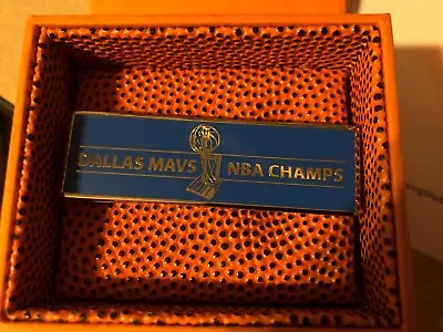 NBA Dallas Mavericks 2011 Championship Money Clip Officially Licensed BNIB • $36.99