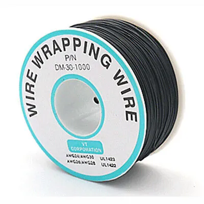 250 Meter 30AWG Wrapping Wire Insulated Tin Plated Single Core Copper PCB/OK Uk • £11.12