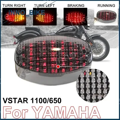 $66.59 • Buy LED Tail Light Turn Signal For Yamaha V Star 650 1100 XVS650 XVS1100 1999 - 2007