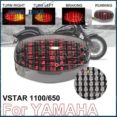 LED Tail Light Turn Signal For Yamaha V Star 650 1100 XVS650 XVS1100 1999 - 2007 • $62.89