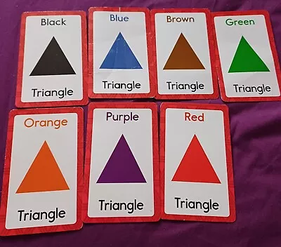Brighter Child Colours And Shapes Flash Cards 42 • £1