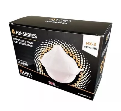 Dust Masks Ppe Hx Series Dust Alpha Solway 20 Masks Each Box Sealed • £8