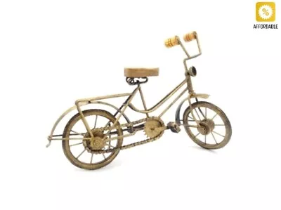 Retro Bike Figurine Metal Gift For A Cyclist Decoration Classic Modern Style • $87.45
