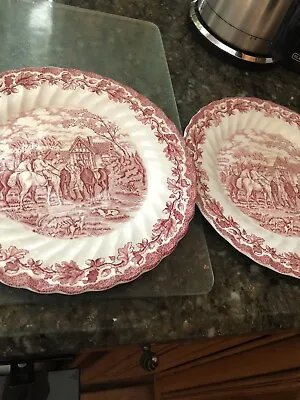 2 Vintage Myotts Country Life Plates • $10