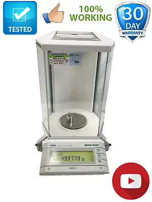 Mettler Toledo AG204 Analytical Balance Scale 210.0000g @ 0.1mg  Tested Working • $420