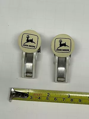 Vintage John Deere Dealership Refrigerator Magnetic Clip Lot Of 2 Rare • $49.95