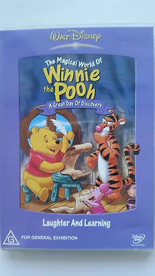 Disney-DVD The Magical World Of Winnie The Pooh- A Great Day Of Discovery + Case • £12.53