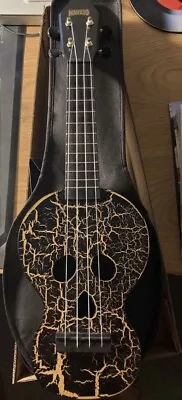 Mahalo Skull Soprano Ukulele Black Skull Guitar Center Music & Arts W/ Carry Bag • $80